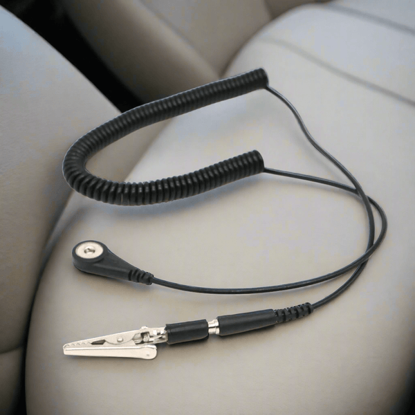 Coiled Cord for Car Seat Pad - Power Cord - Earthing Revolution Ltd