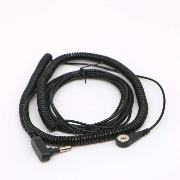 Earthing Coiled Cord - 6ft Foot (1.8m) - earth wire - Earthing Revolution Ltd